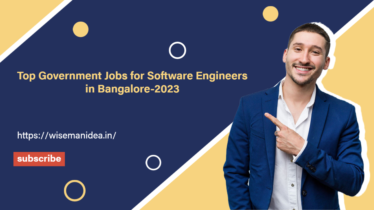 Government Jobs for Software Engineers in Bangalore