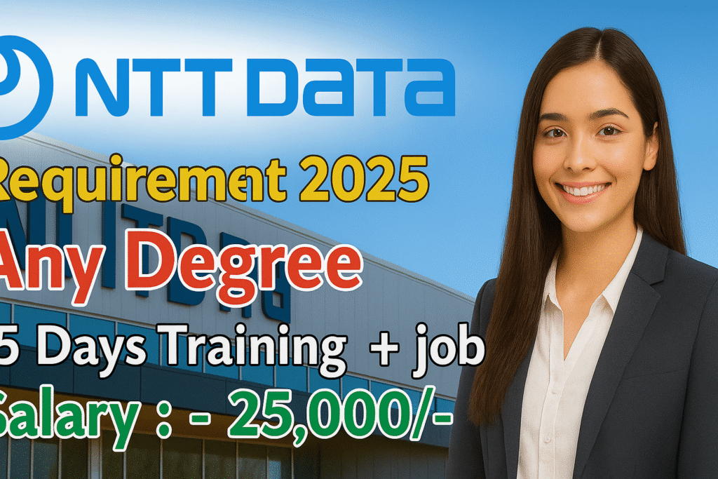 NTT DATA Recruitment 2025 | Network Engineer Job for Freshers and Experienced